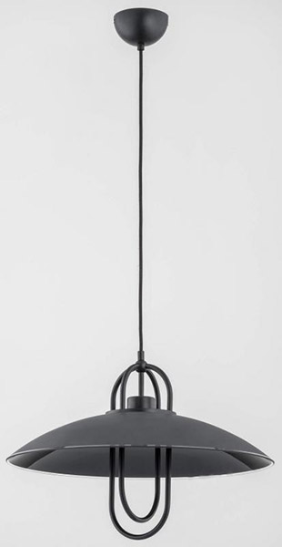 Підвіс ALFA 60593 Salix Black Big 1x60 Вт E27 чорний 