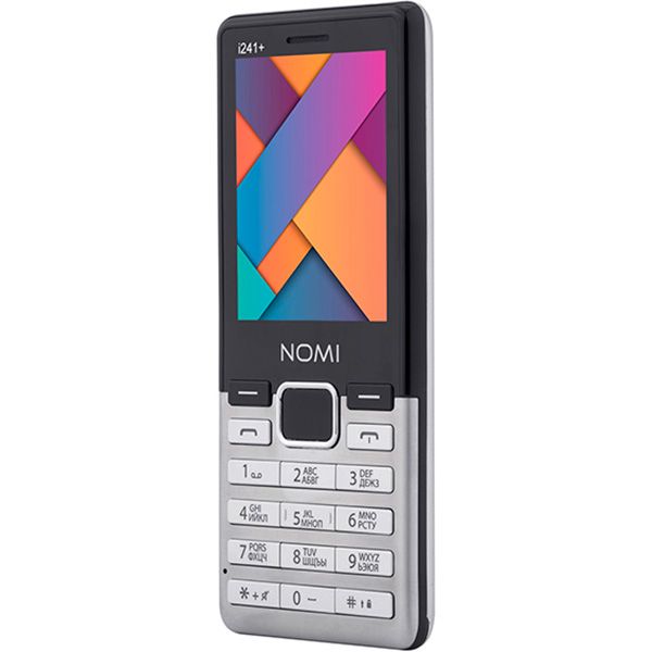 Мобільний телефон Nomi i241+ grey