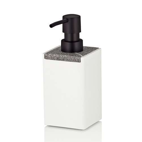 Дозатор для жидкого мыла Kela Cube бело-серый 23694