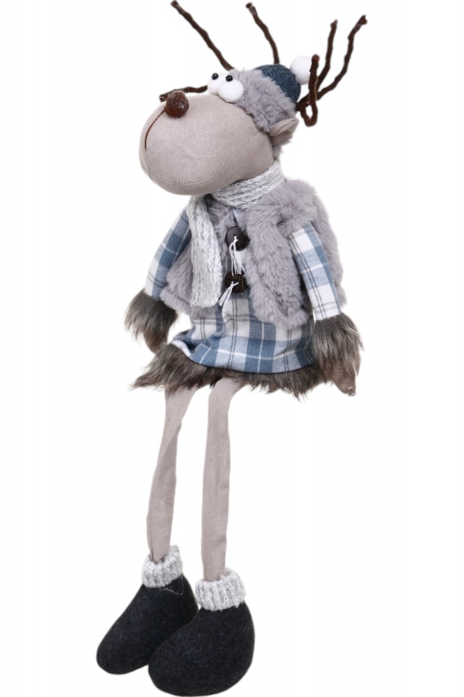 Декорация новогодняя Лось что сидит 18х61 см в ассортименте YM83302YM83302-EK 61 см