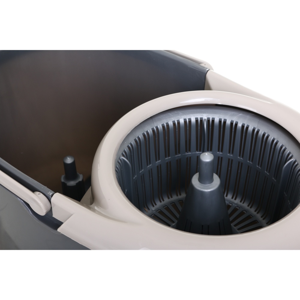 Комплект швабра и ведро с механическим отжимом для пола OBERY 2 в 1 16 см в ассортименте