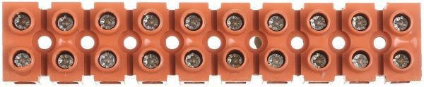 Колодка клемна EMT 10 полюсів 0.5-6 кв.мм помаранчевий 
