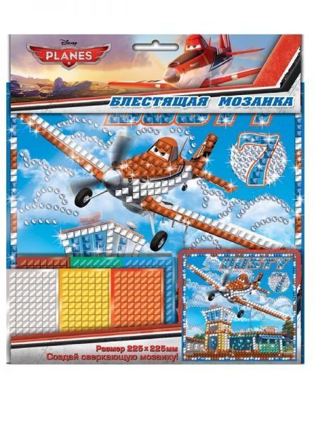 Набор для творчества Блестящая мозаика Дисней Самолетики Дасти Ранок 