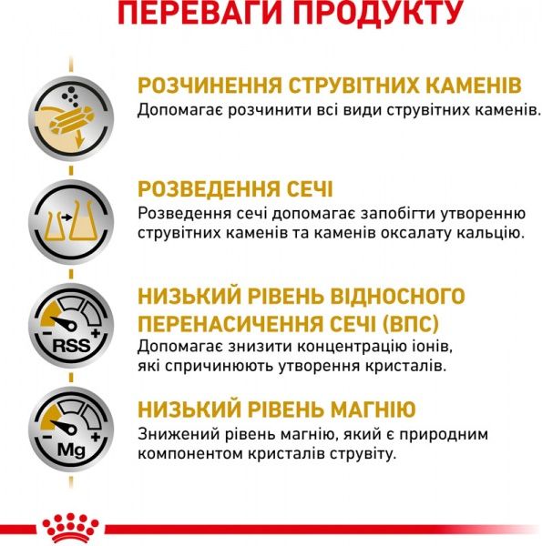 Корм для кошек URINARY S/O FELINE (Уринари С/О Фелин), 0,4 кг