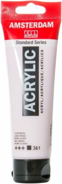 Краска акриловая № 361 Розовый светлый 120 мл Amsterdam Standart Royal Talens