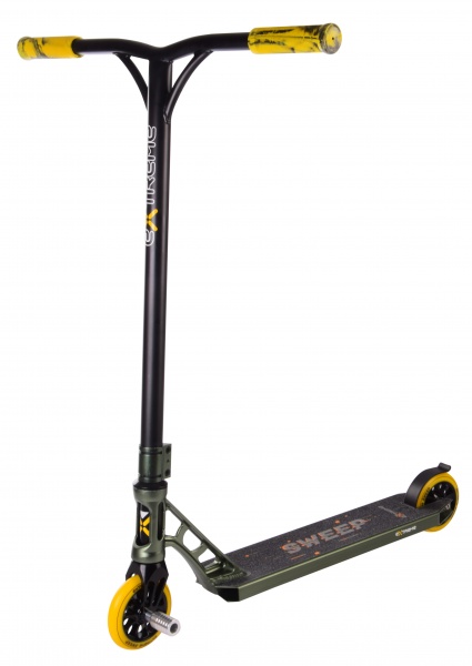 Самокат Extreme Motion трюковий зелений TR21010 GREEN 