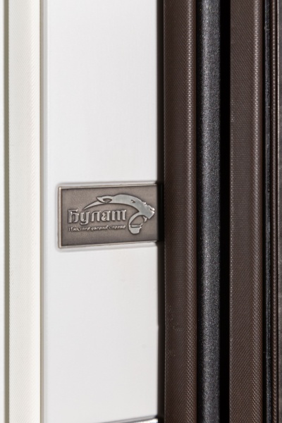 Дверь входная Булат Ультра (квадро) 539/237 mamba morion / рустик авиньон блан 2050x950 мм правая