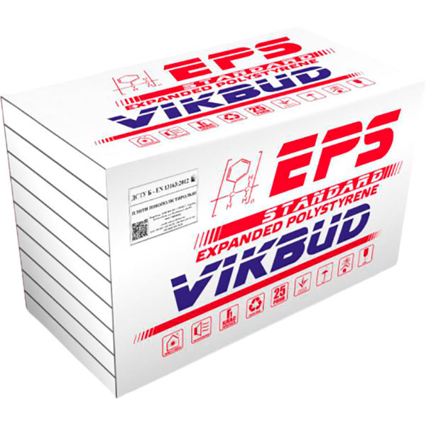 Пінопласт 35 VIKBUD EPS-70 Standard 50 мм