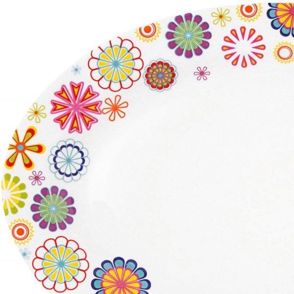 Блюдо сервірувальне Blumen 30,6x21,4 см 21-244-028 Krauff 