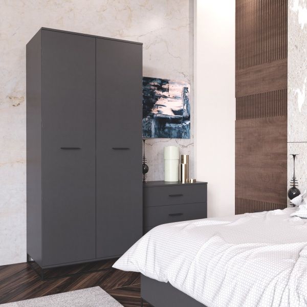 Шкаф Art in Head Ascet 2д графит 