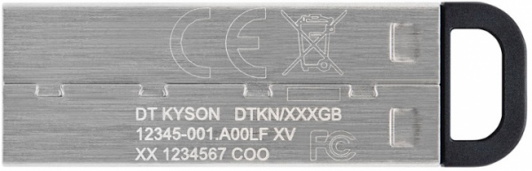 Флеш-пам'ять USB Kingston DataTraveler Kyson 256 ГБ USB 3.2 silver (DTKN/256GB) 