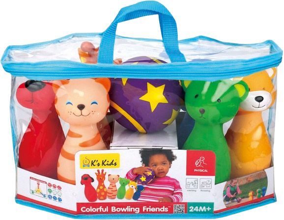 Іграшка розвивальна боулінг кольоровий KA10366-PG