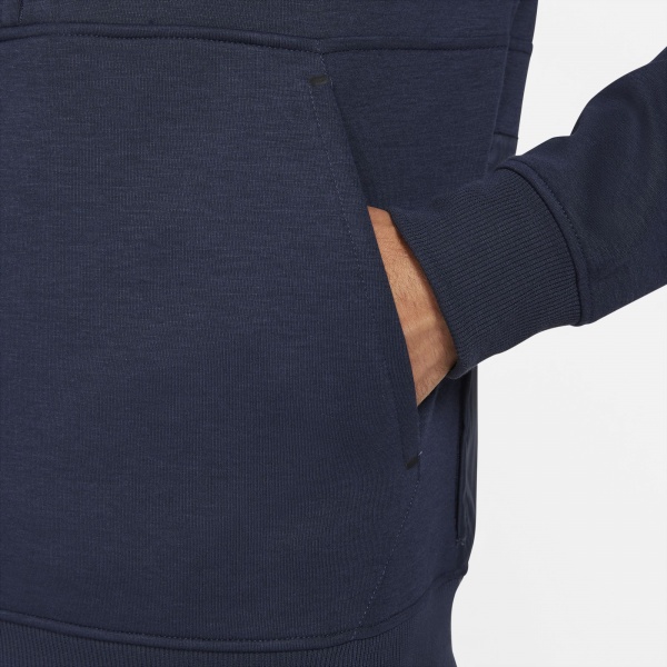 Джемпер Nike FCB MNK DF TRAVEL FLC HD 3/4Z CV9940-451 р. XL синій