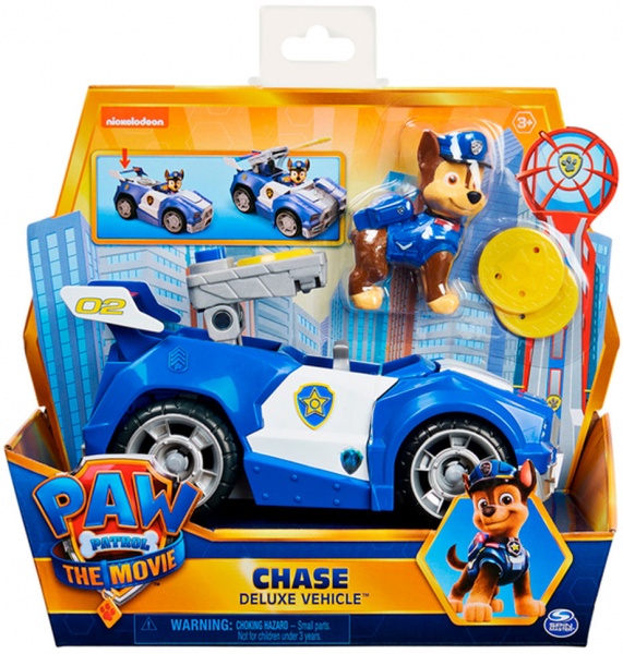 Ігровий набір Spin Master Цуценячий патруль у кіно: рятівний автомобіль де-люкс з водієм Гонщик SM16776/6076 