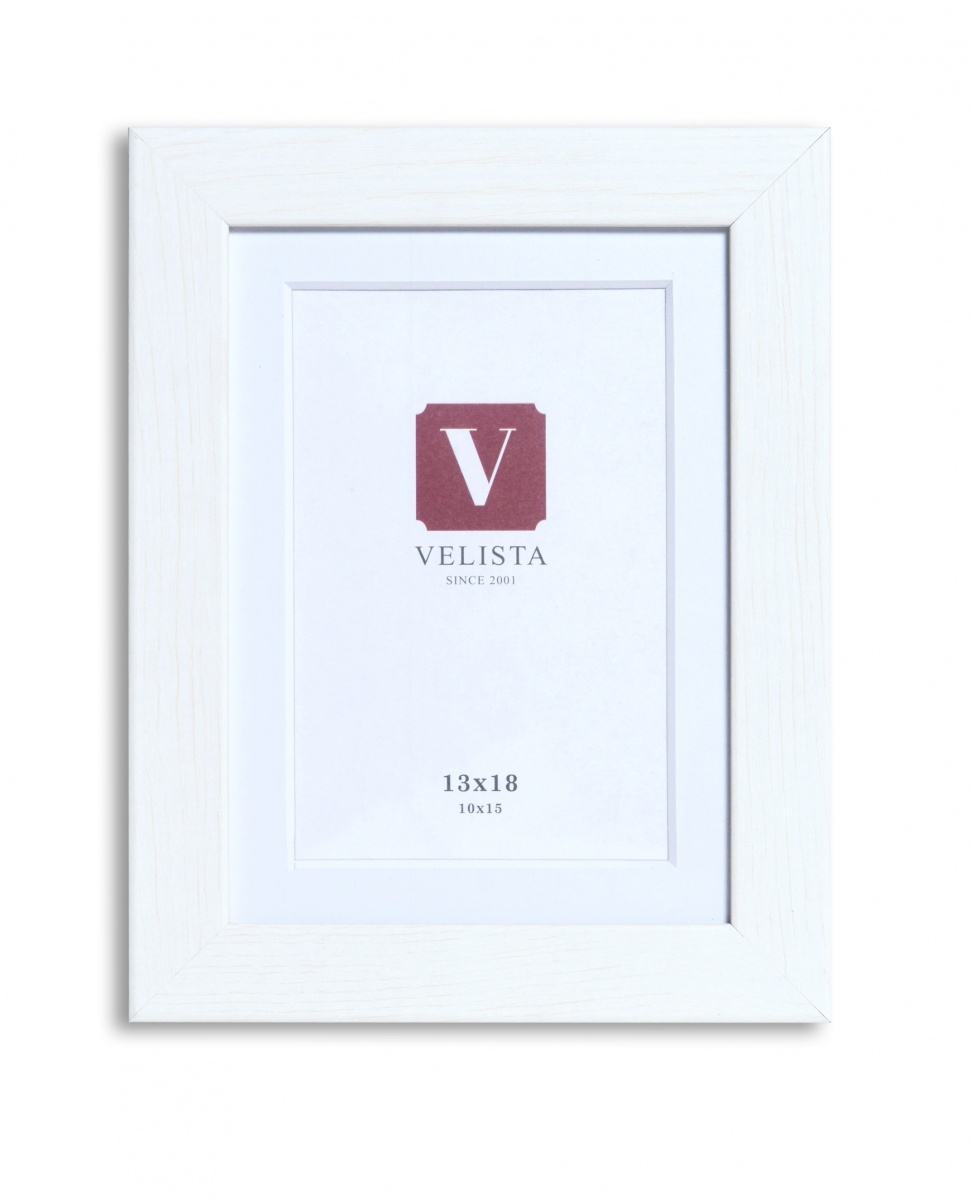 Фоторамка з паспарту Velista 24W-6003v 13х18/10x15 см білий — фото 1