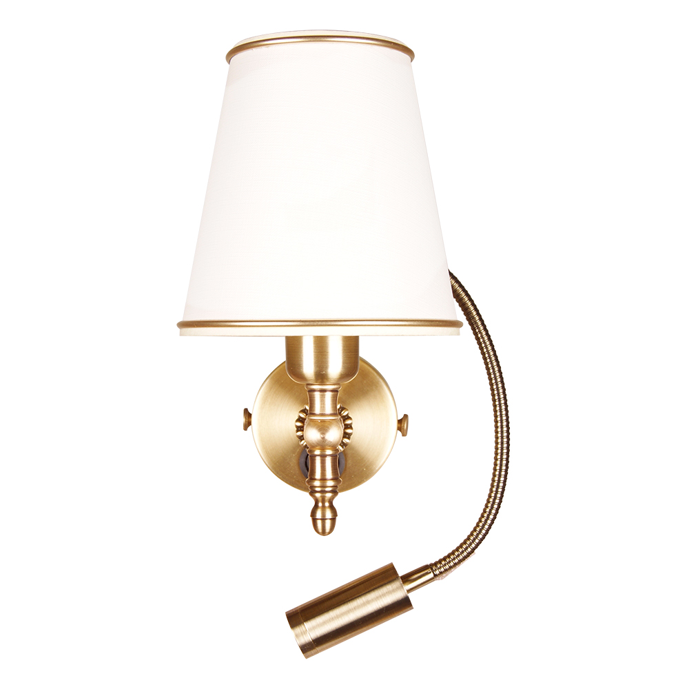 Бра Фабрика Світла Стелла 2x40 Вт E14 античная бронза/античная латунь НББ 130-(1+1)х60-323