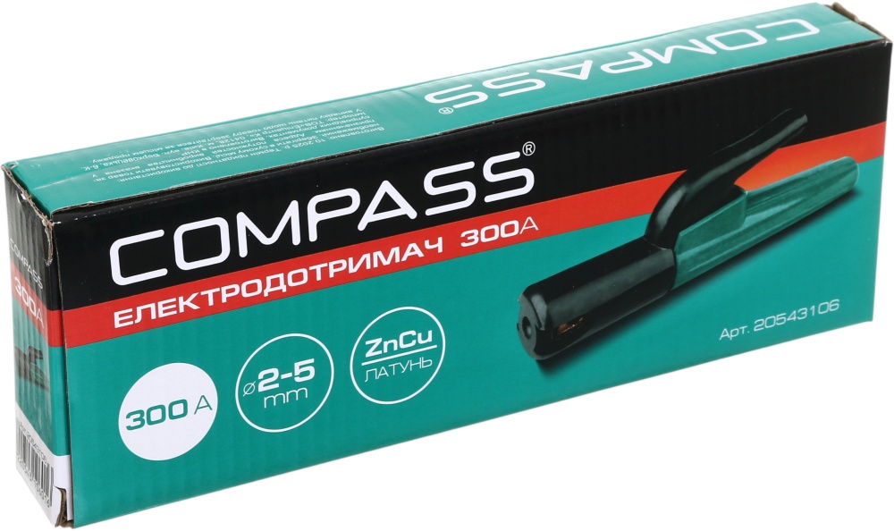 Тримач електродів Compass 300А латунь