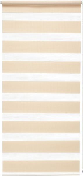 Ролета день-ніч Gardinia Зебра 72,5x150 см бежева 