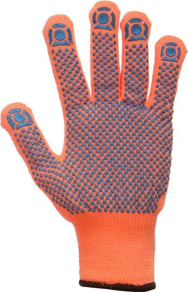 Рукавички ТавТекс утеплені з покриттям ПВХ крапка L (9)