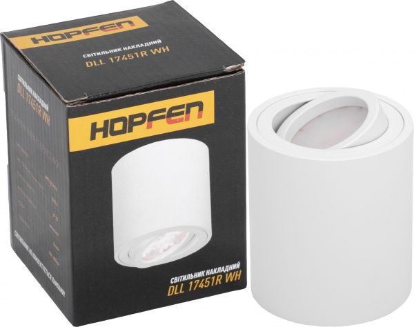 Світильник точковий Hopfen DLL 17451 R GU5.3 білий 