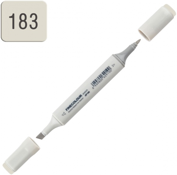 Маркер спиртовий FINECOLOUR Sketch EF100-183 bcds сірий №4 