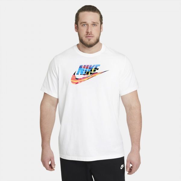 Футболка Nike M NSW TEE SPRING BREAK HBR DB6161-100 р.L білий