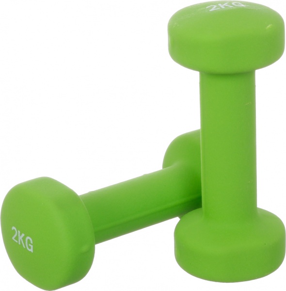 Набір гантелей MAYO Mayneodum-2.0 2х2 кг зелений 