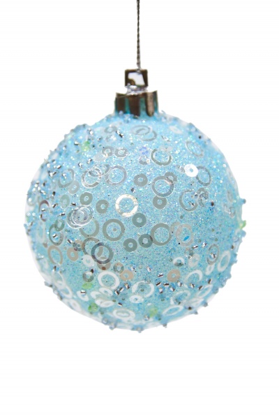 Шар новогодний Феерверк 80 мм 