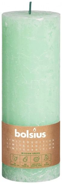 Свеча Divine Earth Рустик 190/68мм Вода Bolsius