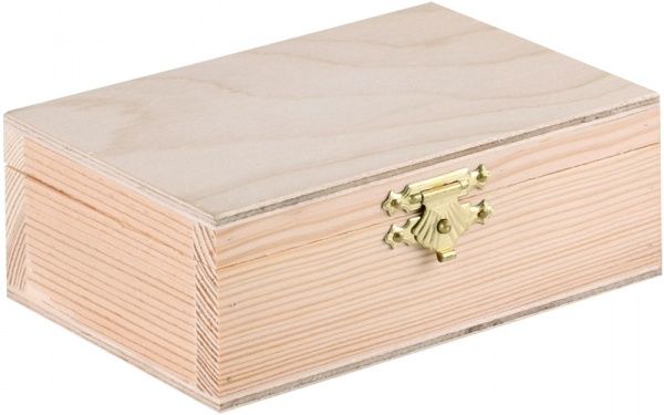 Шкатулка деревянная с замком 13x5x9 см Albero  