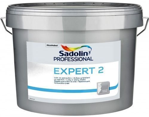 Фарба латексна водоемульсійна Sadolin EXPERT 2 BW глибокий мат білий 10л 
