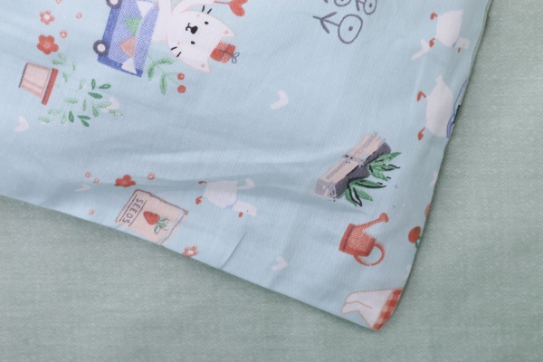 Комплект постельного белья NANTONG розовый с рисунком