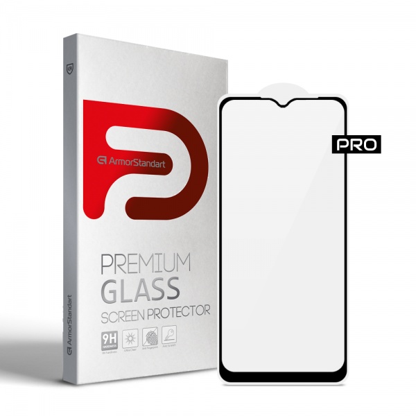 Защитное стекло Armorstandart (ARM60603) Pro для Samsung A03 Black
