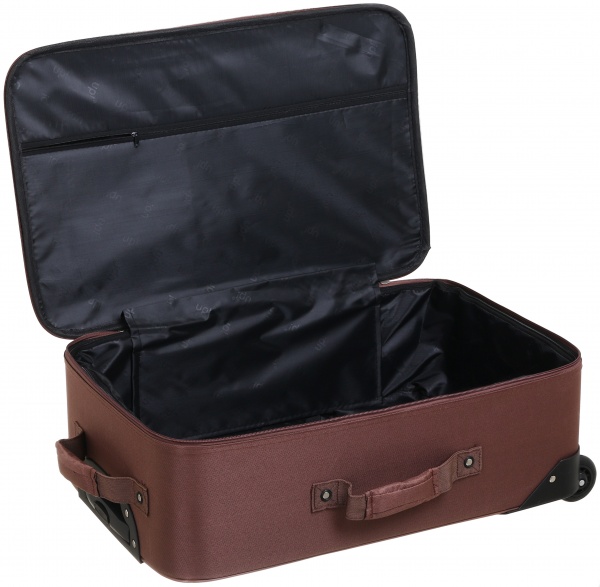 Чемодан 49 л коричневый KX22002 61х40х20 см 