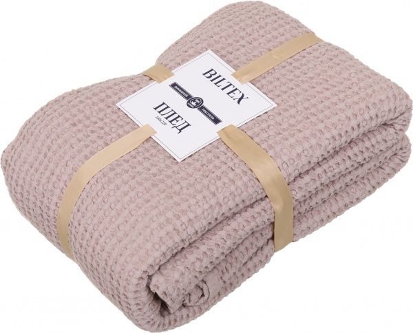 Плед піке 160x220 см бежевий BILTEX 