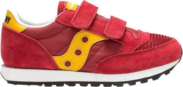 Кроссовки Saucony JAZZ ORIGINAL VINTAGE HL SK262123 р.US 1 бордовый с желтым