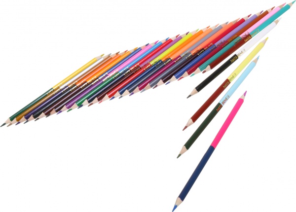 Олівці кольорові двосторонні 24 шт/48 кольорів Nota Bene