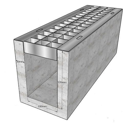Решітка оцинкована 200х500 мм