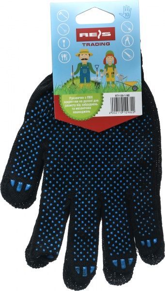 Рукавички Reis з покриттям ПВХ крапка XL (10) RT1138-1-NO