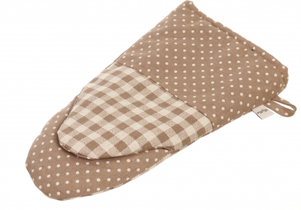 Рукавица Lucy клеточка 21x36 см бежевый La Nuit 