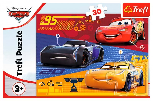 Пазли Trefl Тачки перед гонкою 18274