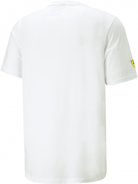 Футболка Puma FERRARI RACE BIG SHIELD TEE HERITAGE 53818604 р.XL білий