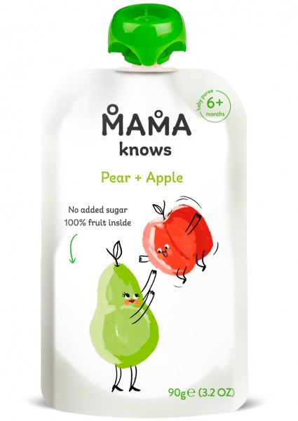 Пюре фруктовое Груша-яблоко 