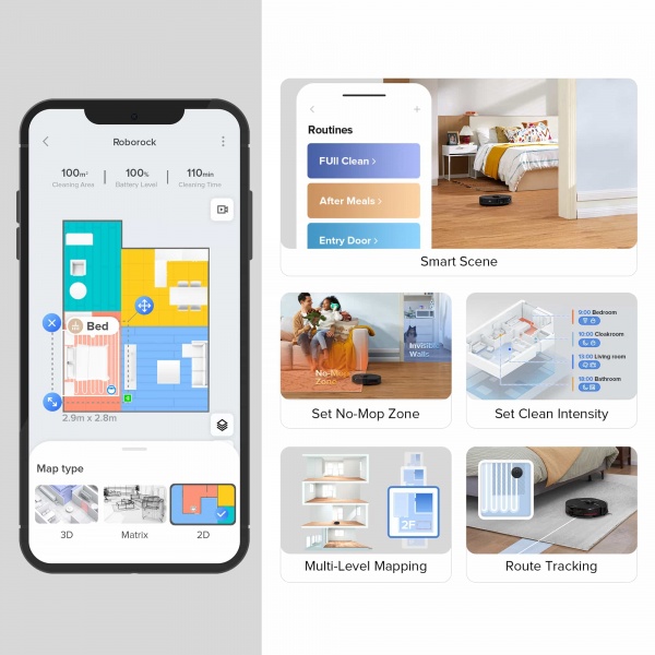 Робот-пылесос Roborock S7 MaxV Plus 965500 black