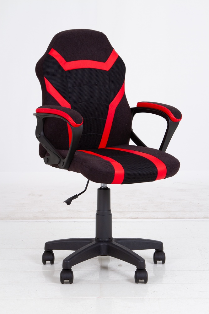 Кресло игровое Nowy Styl FIXY GTP PL51 (CH) ECO-30/TW-01/ECO-90 красно-черный