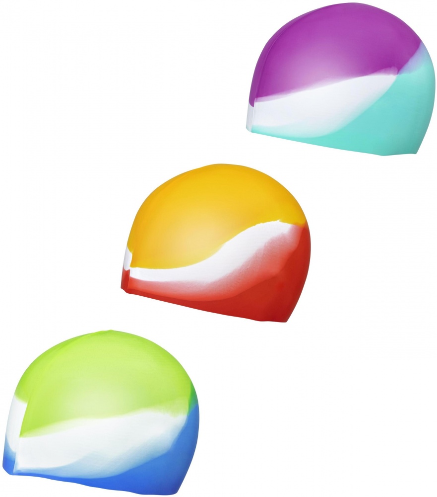 Шапочка для плавания Bestway силиконовая Lil'Color Wave 3+ 26049 в ассортименте