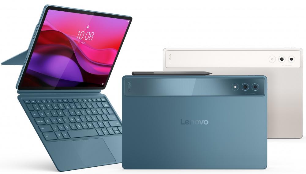 Планшетний ПК LENOVO Yoga Tab Plus 16/256 WiFi Tidal Teal + Keyboard&Pen (ZAEG0008UA)