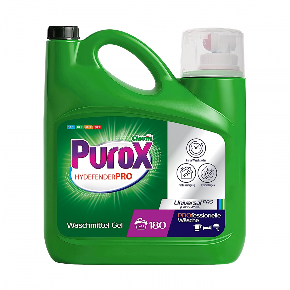 Жидкое средство для машинной и ручной стирки PUROX Hydefender PRO Universal 5,4 л