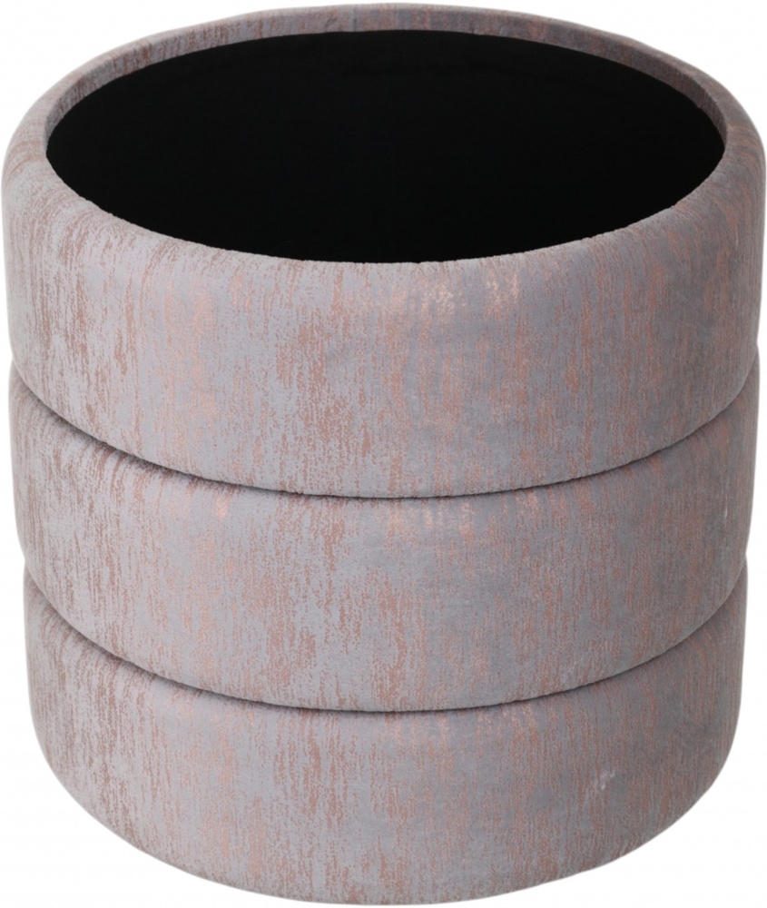 Скриня-пуф Sensio Barrel 440х440х440 мм світло-сірий (WA-028)