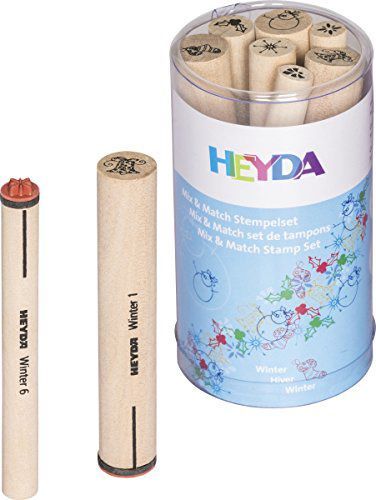 Набор штампов резиновых Зима Heyda